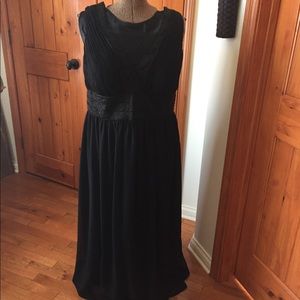 David’s Bridal black formal dress